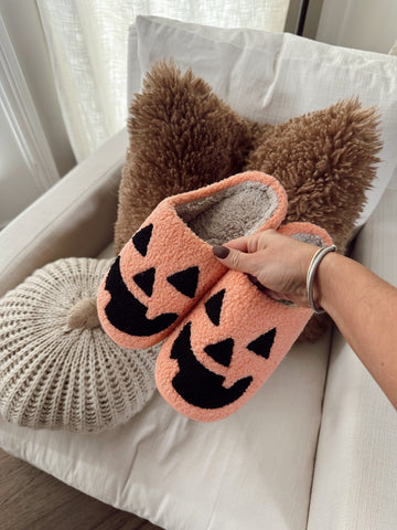 Jack O Lantern Slippers