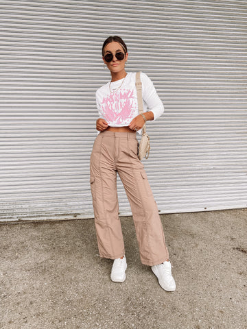 Lola Tan Cargo Pants