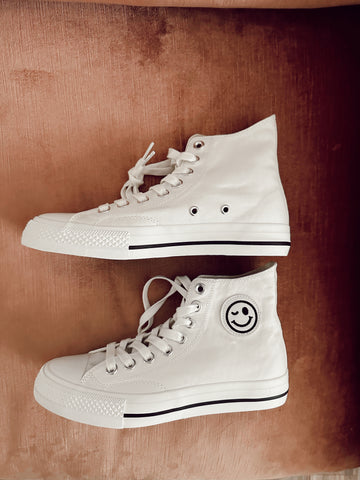 High Top Smiley Chucks